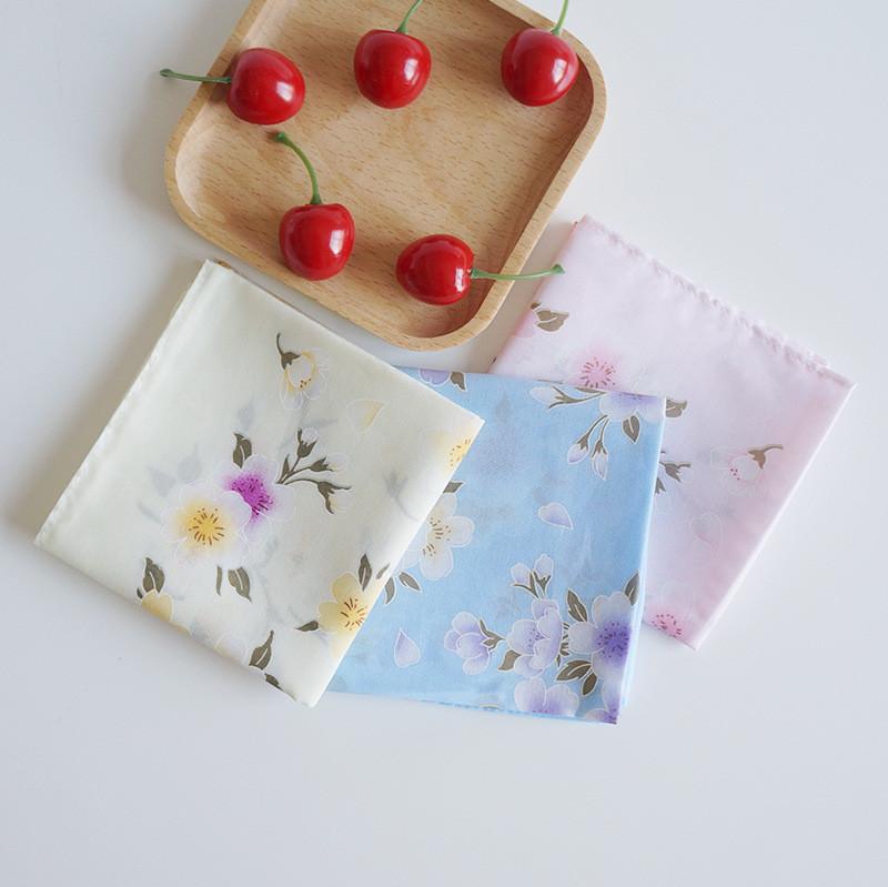 

3 шт. 45x45 см квадратные хлопковые с цветочным принтом женские карманные полотенца персонализированные свадебные носовые платки