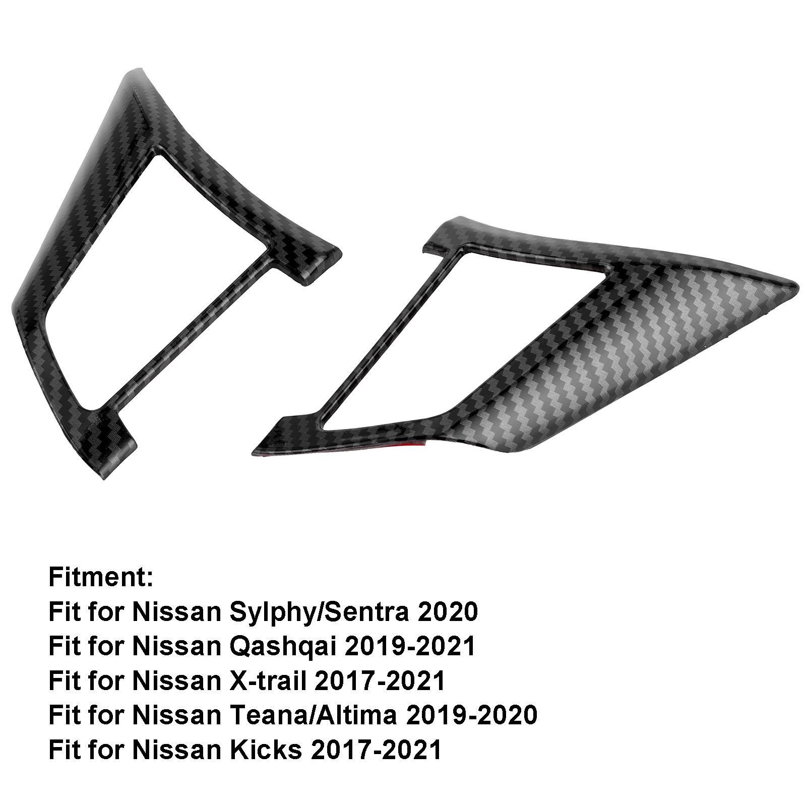 

Steering Wheel Trim Cover Car Interior Decoration Fit for Sylphy/ / /X-trail(Silver )