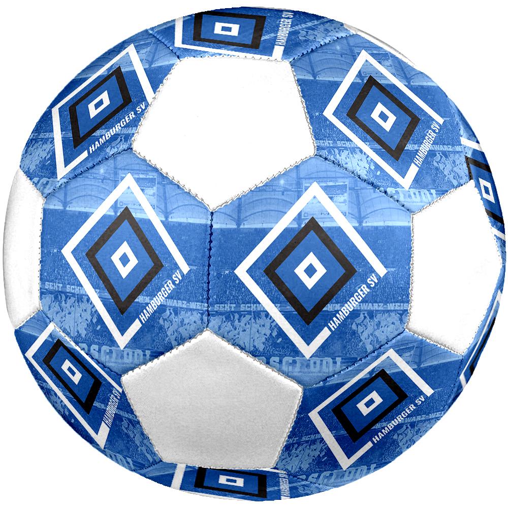 Pallone da Calcio Hamburger SV, colorato, adatto a tutte le età, cucito a macchina, materiale PVC, qualità da competizione, durevole e ad alto rimbalzo