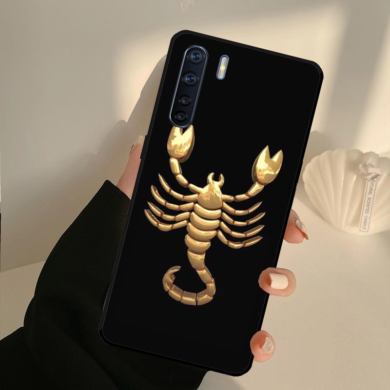 Scorpion Case For OPPO A17 A57 A77 A16 A76 A96 A52 A72 A15 A5 A9 A31 A53 S A54 A74 A94 A93 A78 Cover