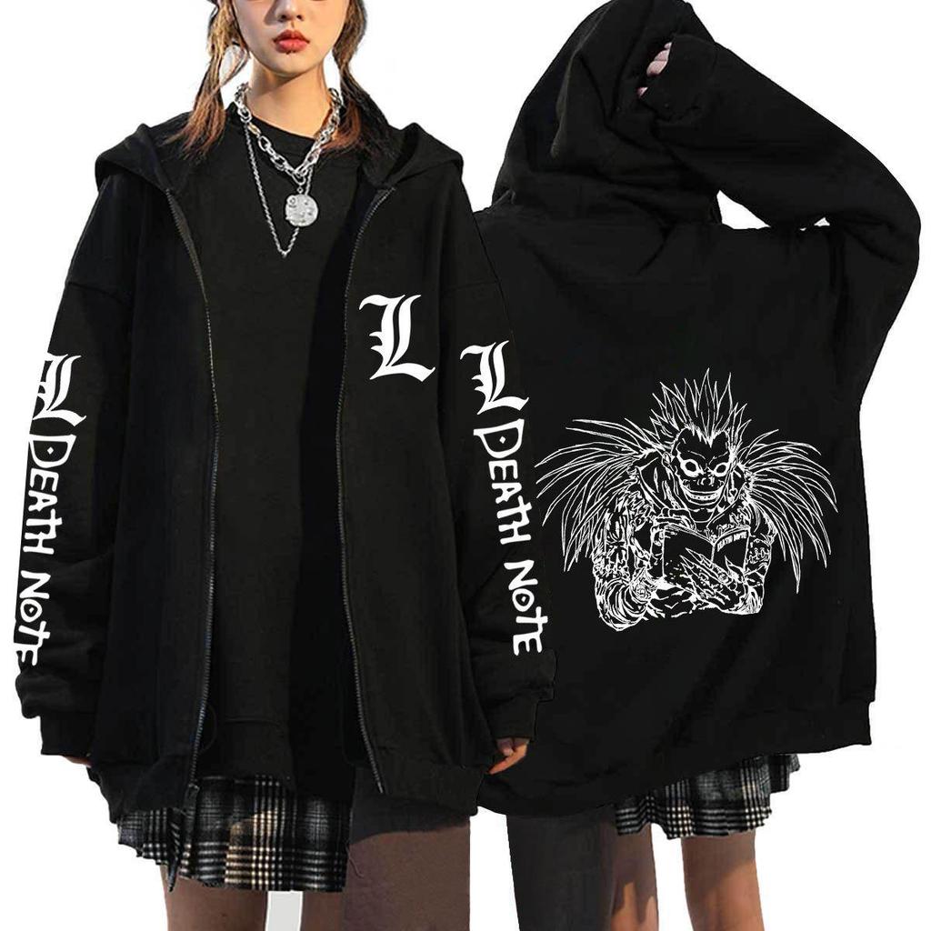 Autumn/Winter Unisex Death Note Zipper Hoodie Cardigan