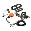 Lizard Leash Harness Set Adjustable Attached Hat and Bowtie Lizard Rope with Wing for Small Pets