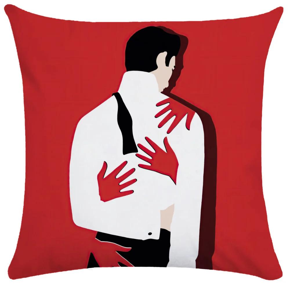 Home Decor Throw Pillow Covers Room Aesthetics Fashion Ladies   Double Bed Cushion
