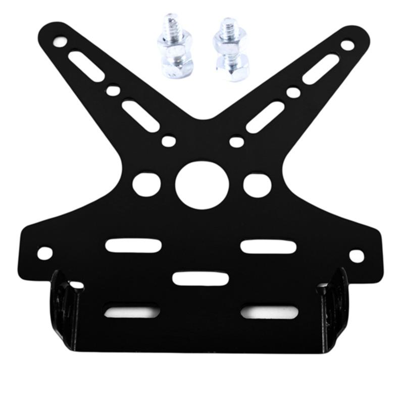 Universal Aluminium Einstellbare Halterung Registrierung Nummer Platte Abdeckung Motorrad Teile Motorrad Kennzeichen Halter