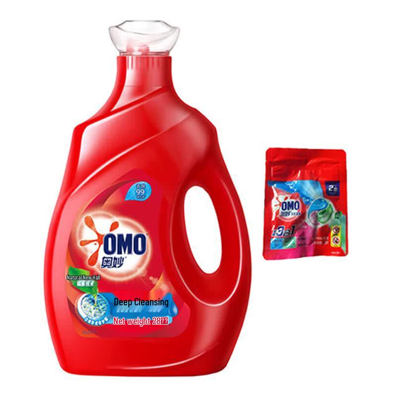 OMO Deep Clean Laundry Detergent with Pods