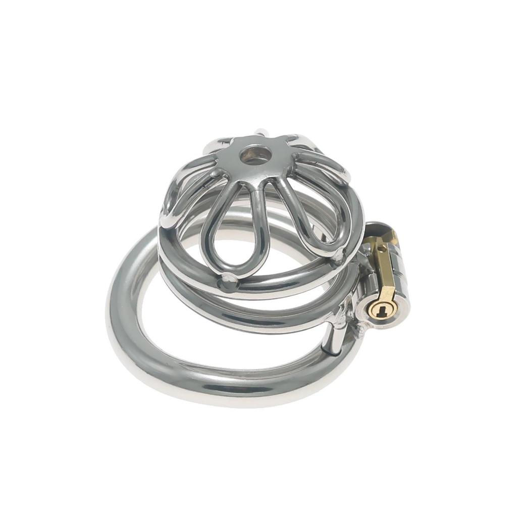 Chaqiu Stainless Steel Chastity Cage Lock for Male Discipline