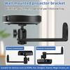 Portable Projector Bracket 360 Rotatable Wall Mount Beamer Holder Universal 1/4 Screw for Xgimi Jmgo Dangbei Projector Stand