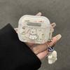 Ins Style Cartoon Cute Western Highland Dog Suitable Airpodspro3 Headphone Cover Protective Case 4/pro2 Soft New