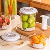 Drainable Vacuum Storage Box Transparent Fresh-Keeping Box Sealed Food Container  Refrigerator