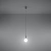 Diego 1 White Hanging Lamp