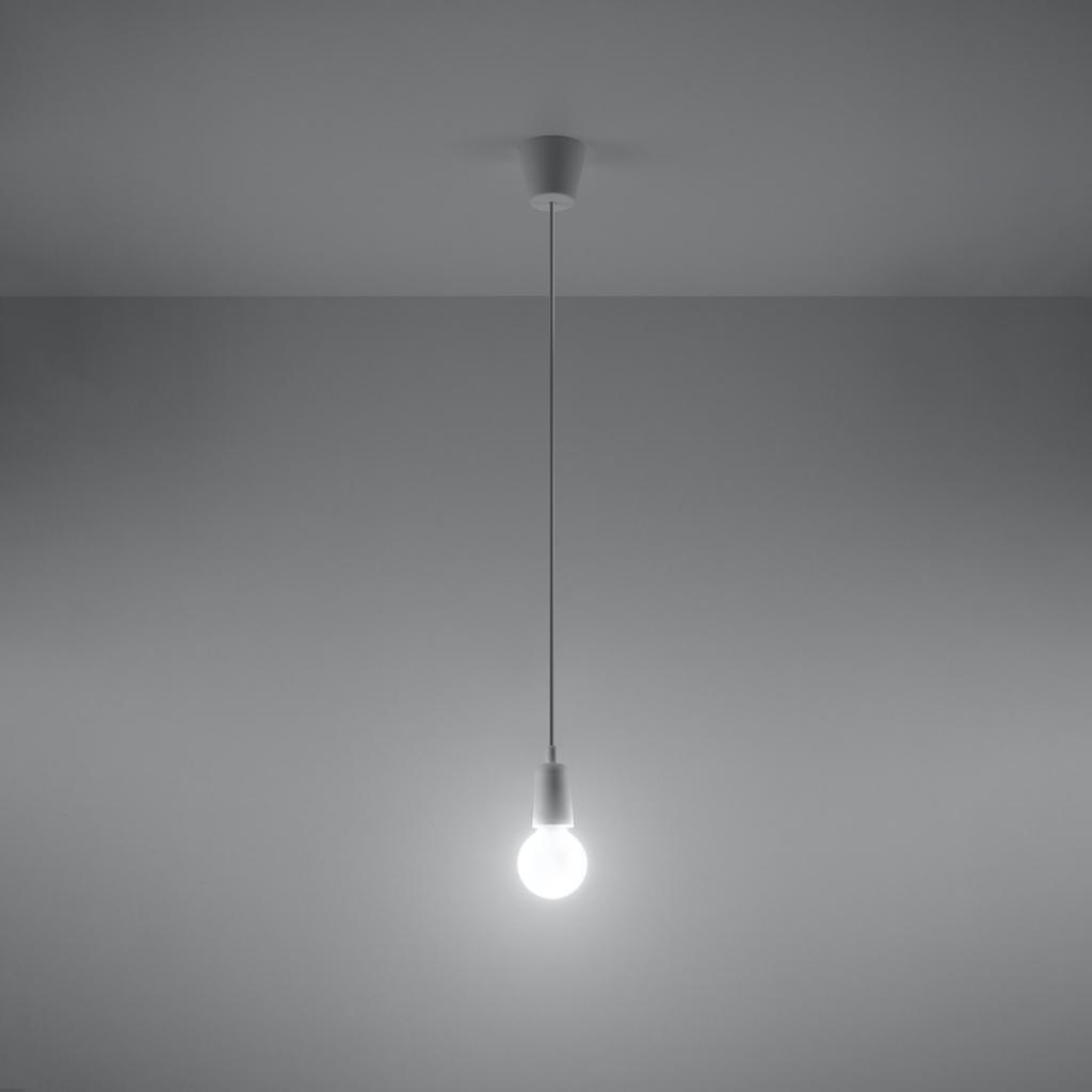 Diego 1 White Hanging Lamp