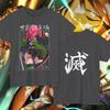 Mitsuri Kanroji Tshirt Demon Slayer Anime Tee Kanji Destroy Print Summer Unisexs And Unisexs Loose Tshirt Top
