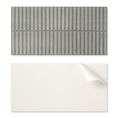 Kafelki Winylowe Samoprzylepne Idealne Do Wnętrz Nowoczesnych Prostokątne Panele W Siatce 6X60X30 Cm