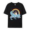 Boxer reitet Dinosaurier T Rex Hundeliebhaber T-Shirt Lustige Herren T-Shirts Baumwoll-T-Shirts Fitness Lustige T-Shirts Herren
