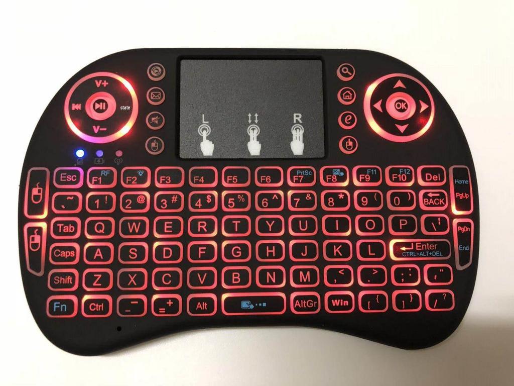 i8 Wireless Mini Keyboard & Air Mouse with Dry & Lithium Battery Remote Control