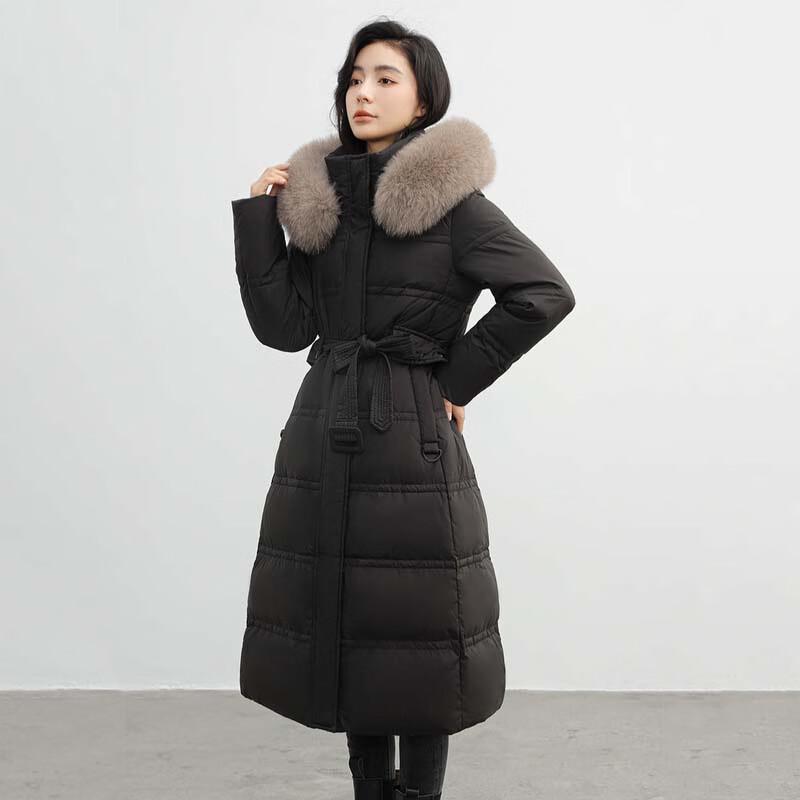 Dámská středně dlouhá slim péřová bunda Snow Flying X40145670F