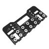 Shelf Pin Drilling Jig Multifunctional Aluminium Alloy Cabinet Hardware Jig Tool for Woodworking