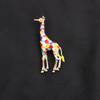 Fashionable And Versatile Animal Brooch With Diamond Inlaid Enamel Pin Accessories