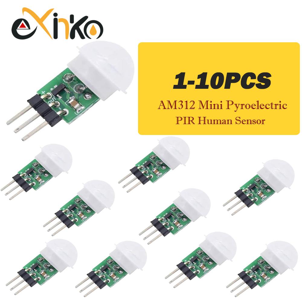1-10pcs AM312 Mini Pyroelectric PIR Human Sensor Module PIR Infrared IR Sensor Body Motion Infrared IR Detector