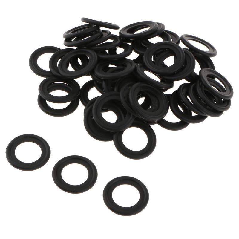 High Performance Rubber Oil Drain Plug Washers Gasket Set for Engine Oil Pan Car Drain Bucket