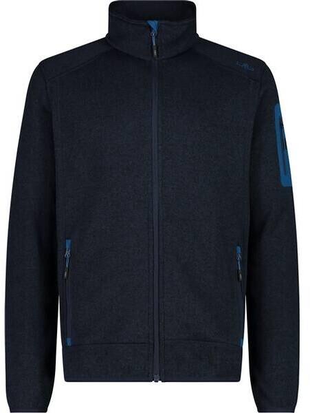 

Куртка CMP Men Fleece Jacket (3H60747N) Herren schweres Fleecejacke Knit-Tech Meliert (3H60747N) b.blue/petrol 56
