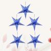Hanging Paper Star Lantern Ceiling Twinkle Pentagram Lampshade Christmas Wedding Party Ornament 30CM 5Pcs