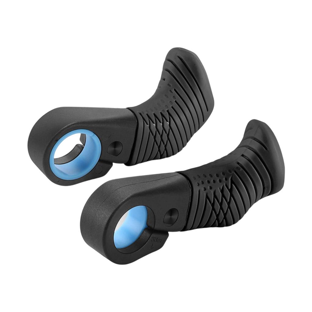 Comfortable Bicycles Handlebars End Ergonomically Shape Cycling Thumb Grips Universal Bike Handle Accessorie