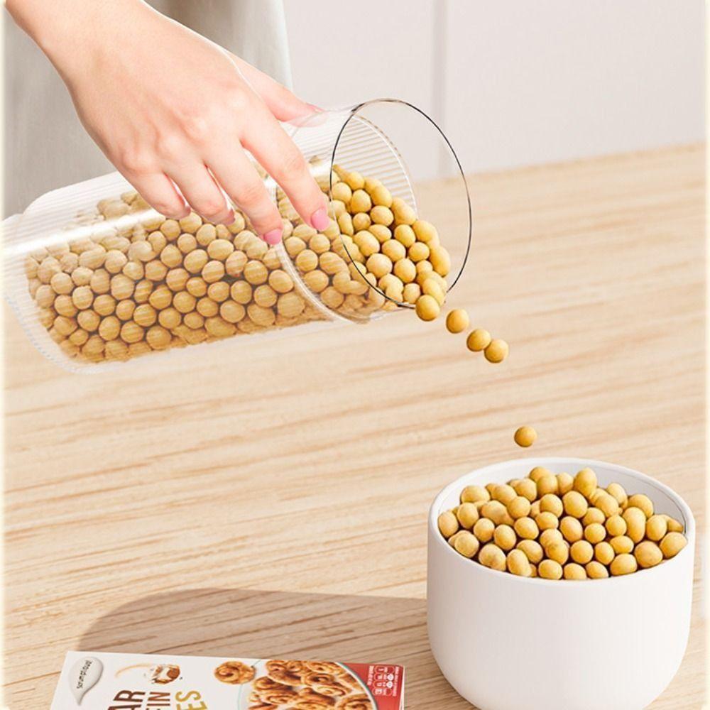 Press Type Hermetic Containers Eco-friendly Sealed Container Airtight Kitchen Jars  Kitchen