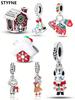 Charms Plata Christmas Present Beads For Charmsoriginales Bracelet Beads Jewellery Making Women'S Gift