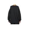 Adidas Striped Print Large Logo Crew Neck Sweatshirt Men Tops Black HK4539