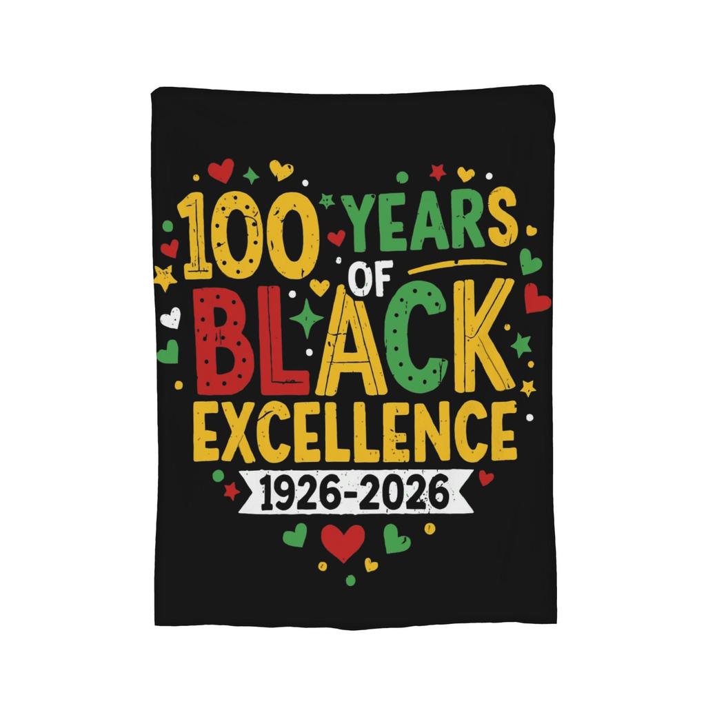Black History Month African American Blankets Fleece Novelty Soft Throw Blankets for Bedding Lounge Decoration