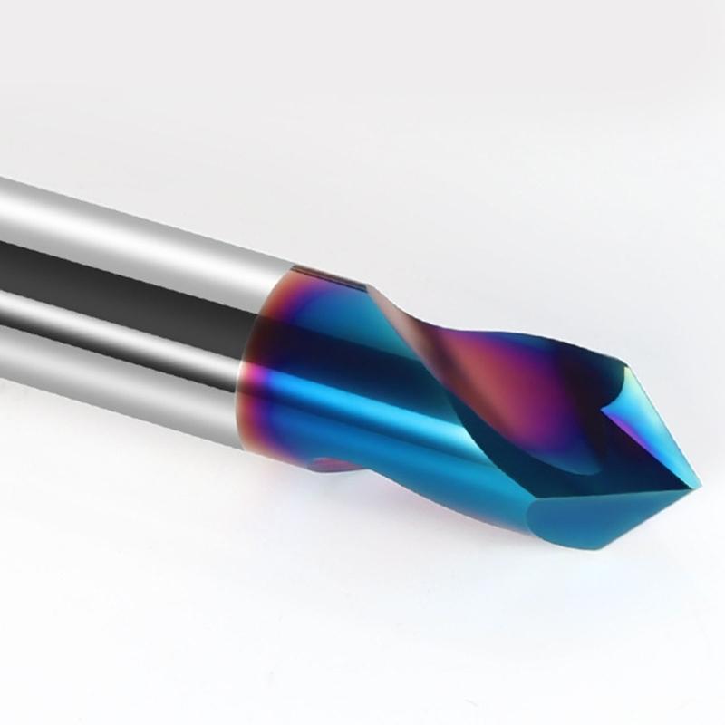 90 Degree 2 Flute Location Center Metal Cutter Router Bit Milling Tool For Aluminum Engraving Router Bit Accessories