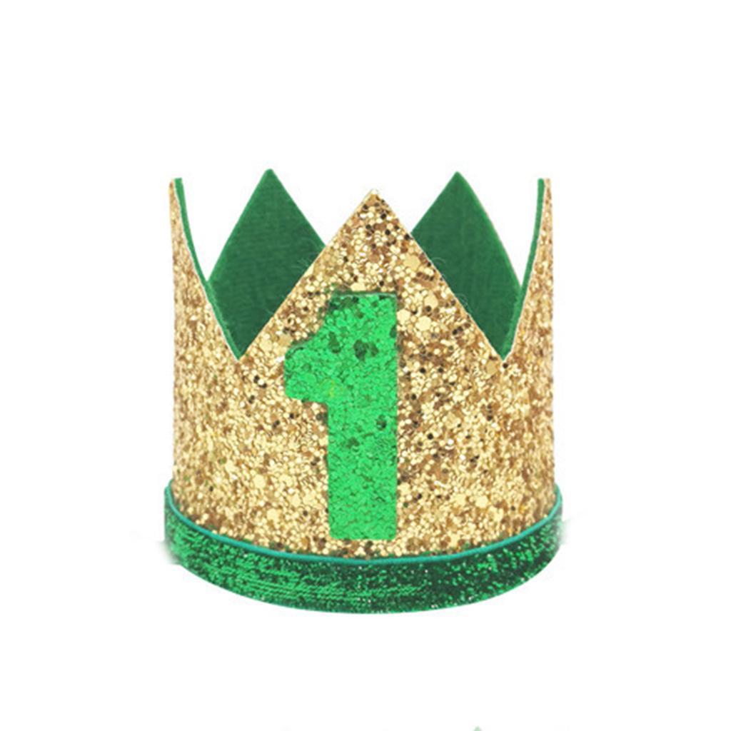 Baby 1st Birthday Hat, Birthday Party Decorations, Kids Party Props Shooting, Party Supplies Baby Birthday Crown Party Hat