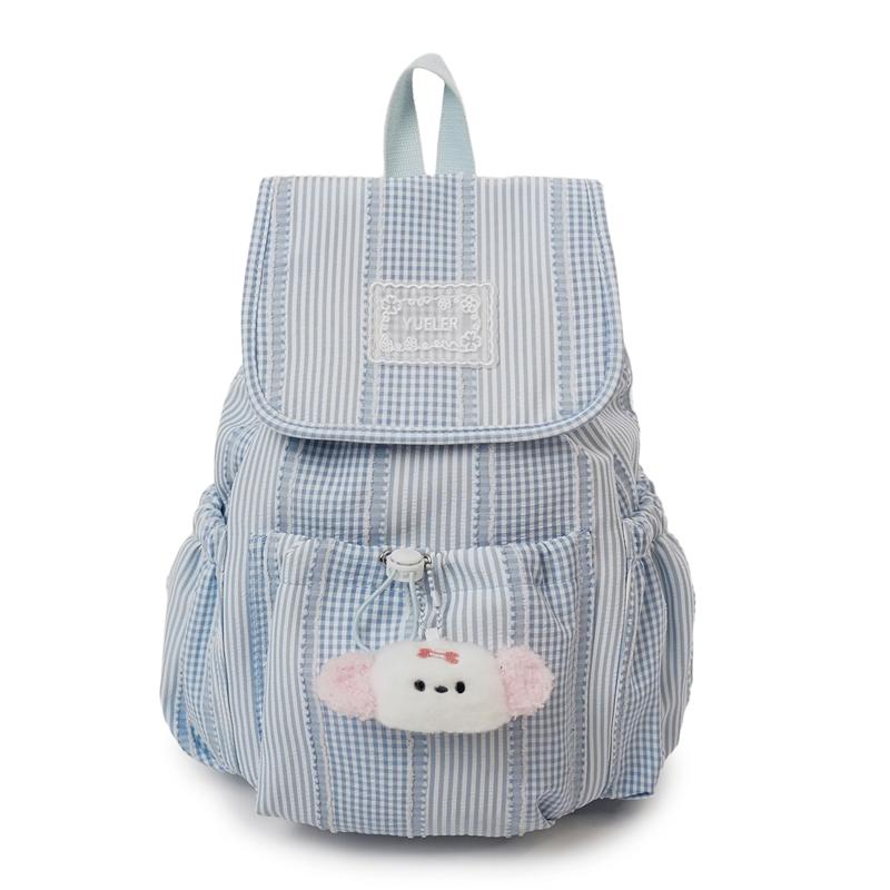 Commuter Backpack Student Lightweight Schoolbag синий