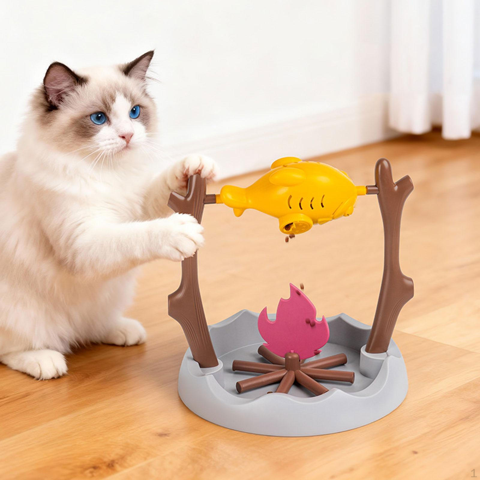 

Котяча годівниця-лабіринт, іграшка-вертушка з рибою-гриль, роллер-дозатор ласощів, преміум аксесуар, пазл