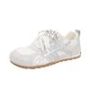 Mesh breathable casual shoes 2025 summer new fashion niche white shoes flat commuter training shoes women's