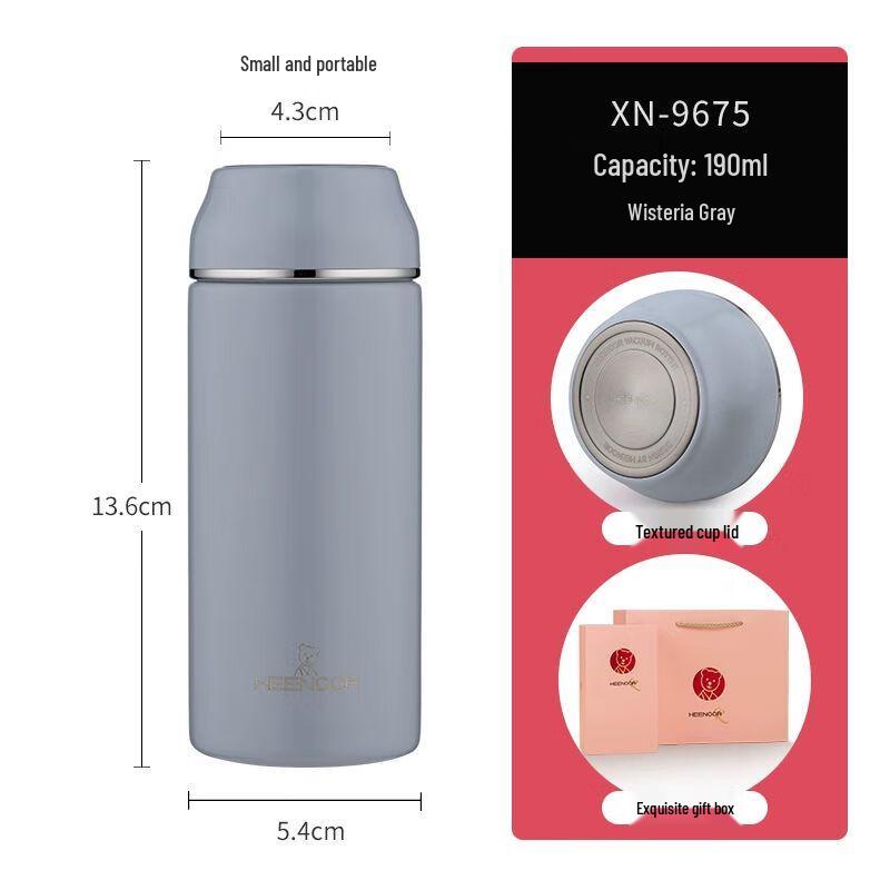 Xishuo Cute Big Belly Stainless Steel Thermos Mug