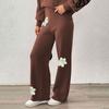Women's Casual Wide-legged Pants High-waisted Straight-legged Pants Wide-legged Pants Fall And Winter Wool Pants