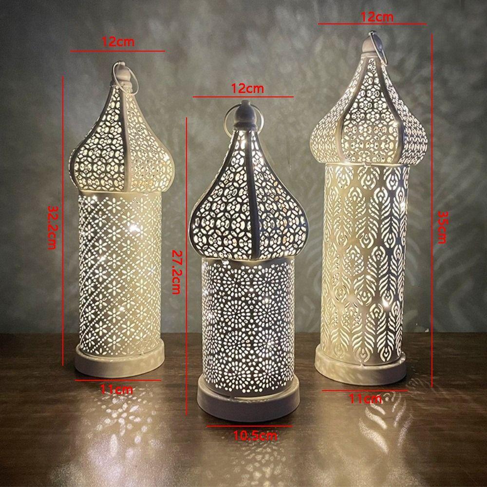 Classic Iron Art Lamp Hollow LED Light New Atmospheres Lamp  Crafts Ornaments