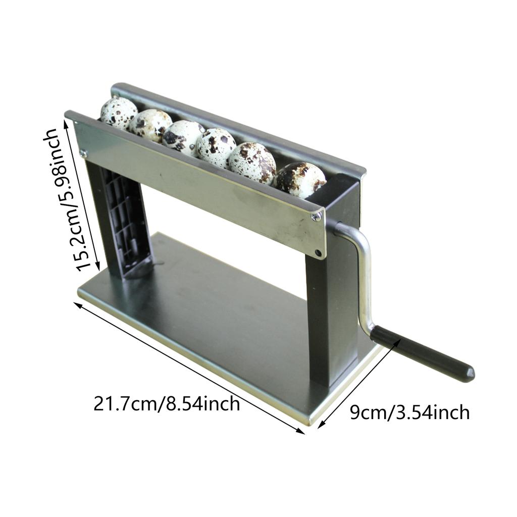 Quail Eggs Peeling Machine 304Stainless Steel Texture Suitable for Home or Restaurant for Quick and Easy Shell Removal