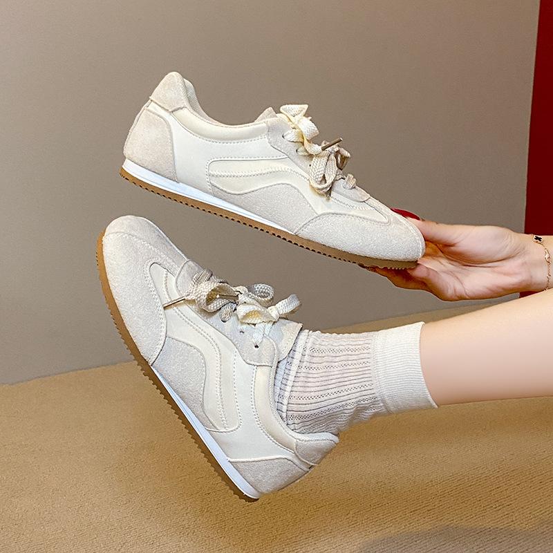 Autumn German training shoes women's summer 2025 new thin breathable flat-bottomed versatile Forrest Gump shoes sports and leisure board shoes