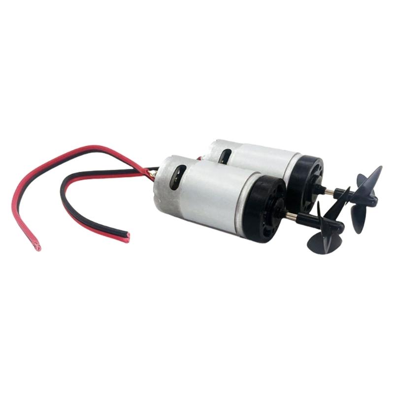 

Practical Miniature 12V Motor Set for Projects Supplies and Remote Controlled Boats 10000RPM High Torque Gear Motors 1