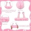 Spa Headband Face Wash Wristband Set Makeup Headband Snail Coral Fleece Hair Band Skincare Headband Elastic Creative Cartoon Head Wraps