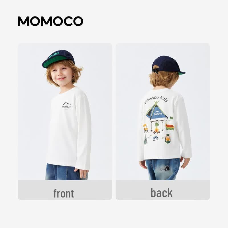MOMOCO Kids' Casual Long-Sleeve T-Shirt