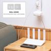 20 Sets Lochfreie Befestigung Klebrige Haken Wandhalterung zum Aufhängen Klebend PVC Router Aufbewahrung Doppelseitig