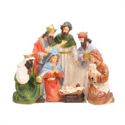 Holy Family Figurine Christmas Figurines Christmas Nativity Decoration for Home Religious Figurine Decoration