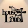 Metal Wall Art Decor for Living Room Modern Home Interior Ornament Replica Statue