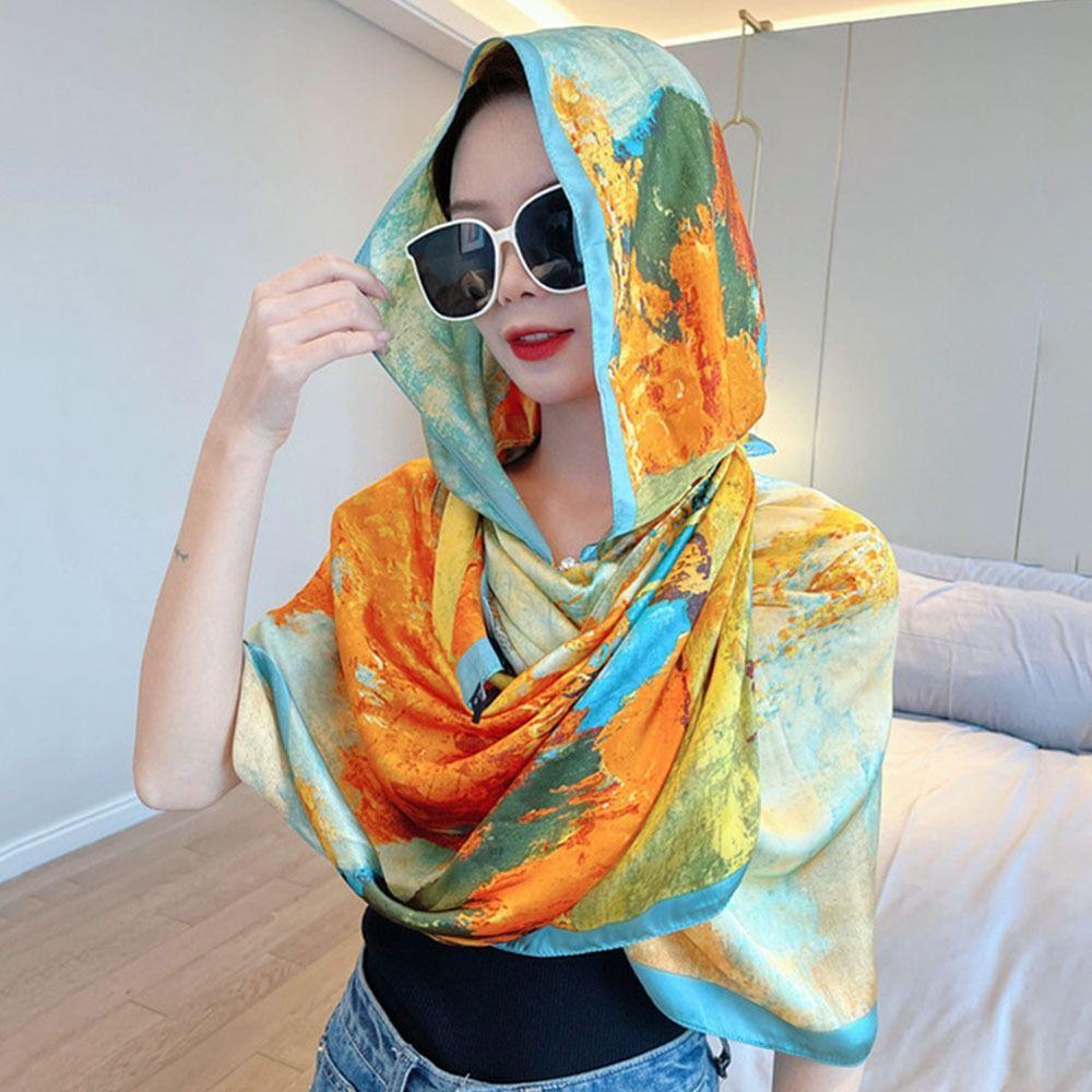 With Buckle Muslim Turban Sun-Resistant Headscarf Fashion Baotou Hat  Women