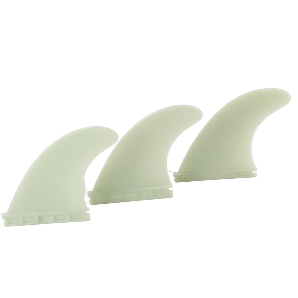 3pcs Surfboard Tail Fin Environmental PVC Surf Fins Set for Board Surfboard Tail