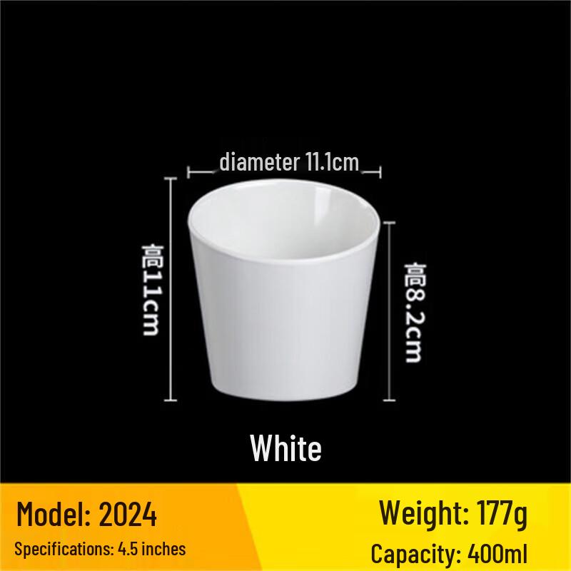 

Melamine Slant Condiment & Sauce Bowl